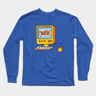 Computer Icon WIN Long Sleeve T-Shirt